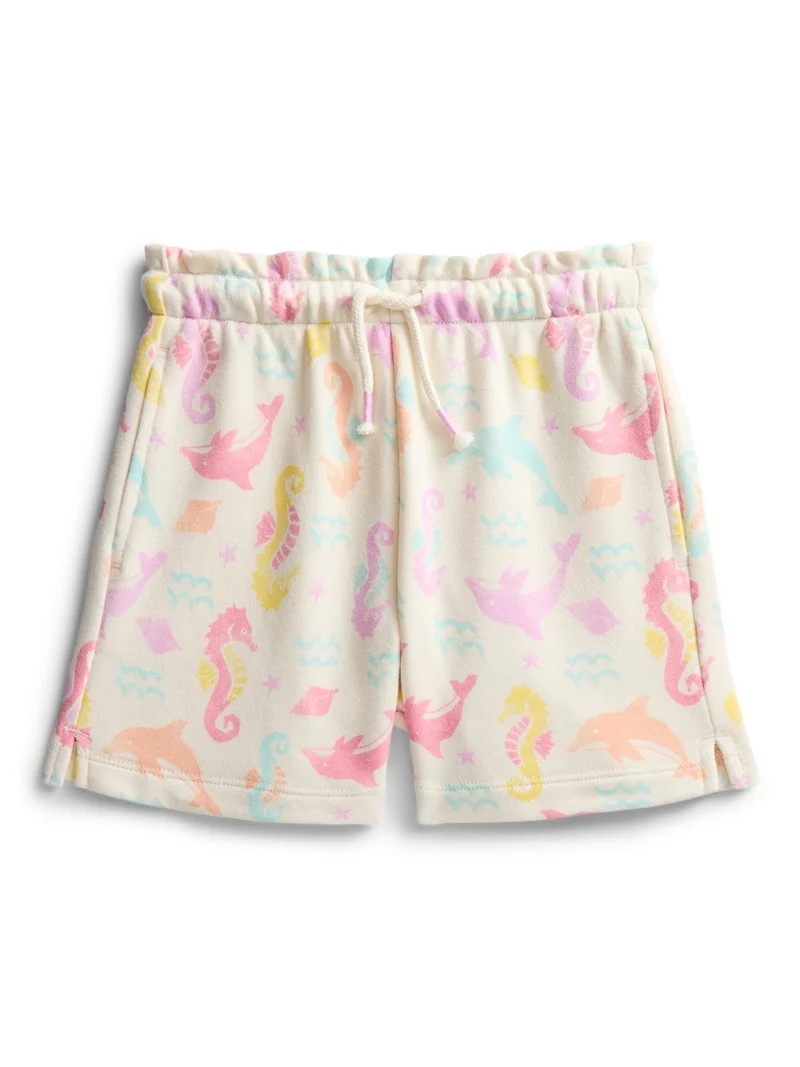 Wonder Nation Little Girls' Pull On Knit Shorts, Sizes 4-10 | Walmart (US)