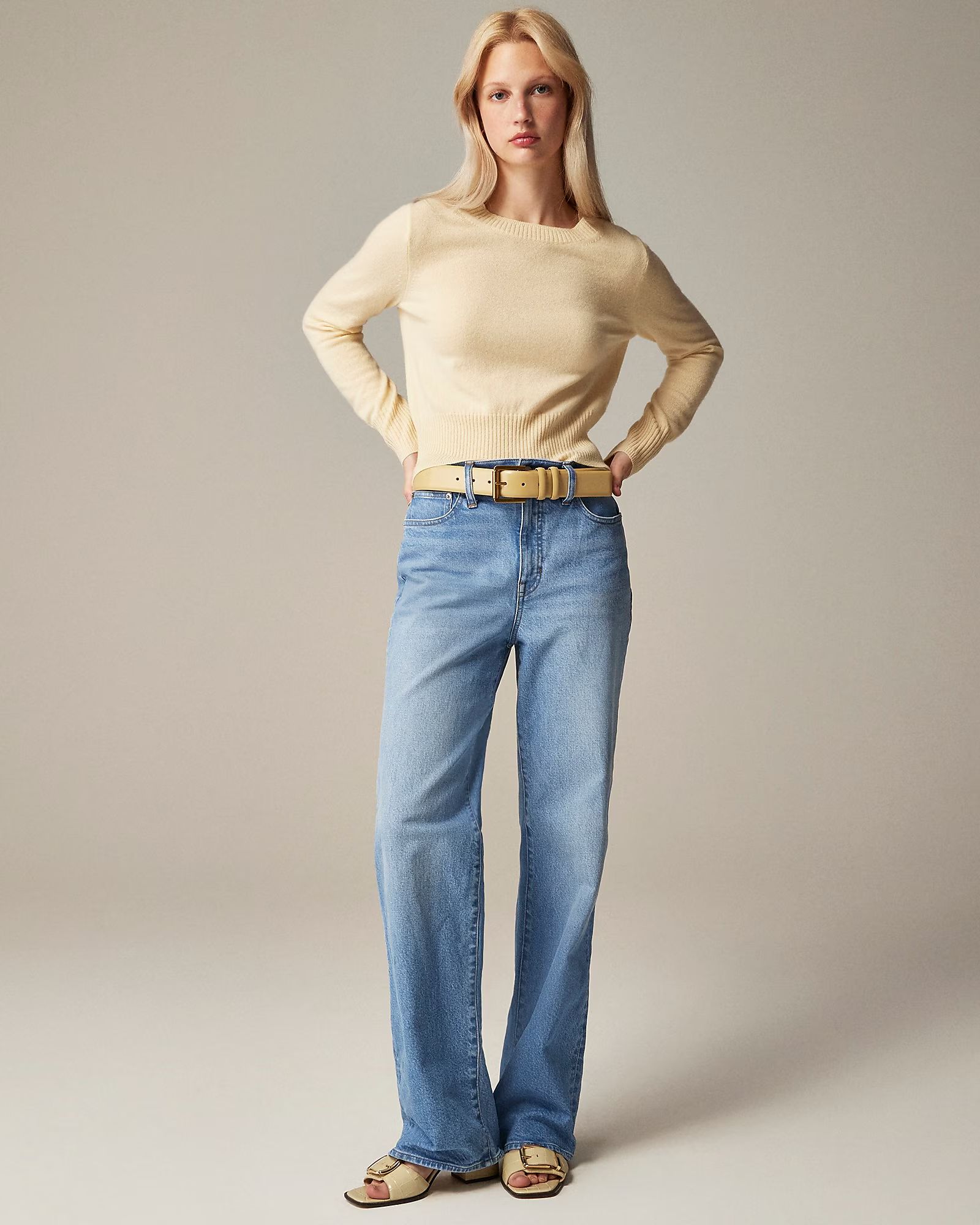 Full-length slim-wide jean in 1996 semi-stretch | J. Crew US