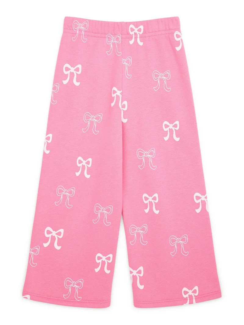 Garanimals Toddler Girl Fleece Straight Leg Pants, Sizes 2T-5T | Walmart (US)