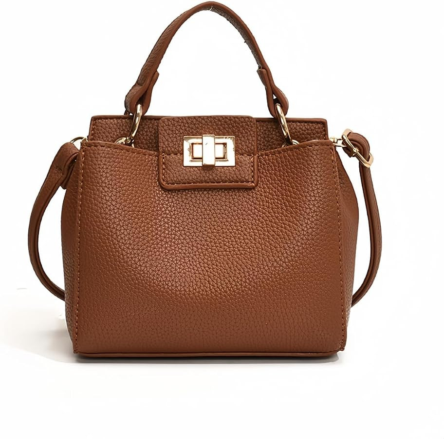 Luxurious Brown Leather Totes with Adjustable Shoulder Strap and Exquisite Craftsmanship – Idea... | Amazon (US)
