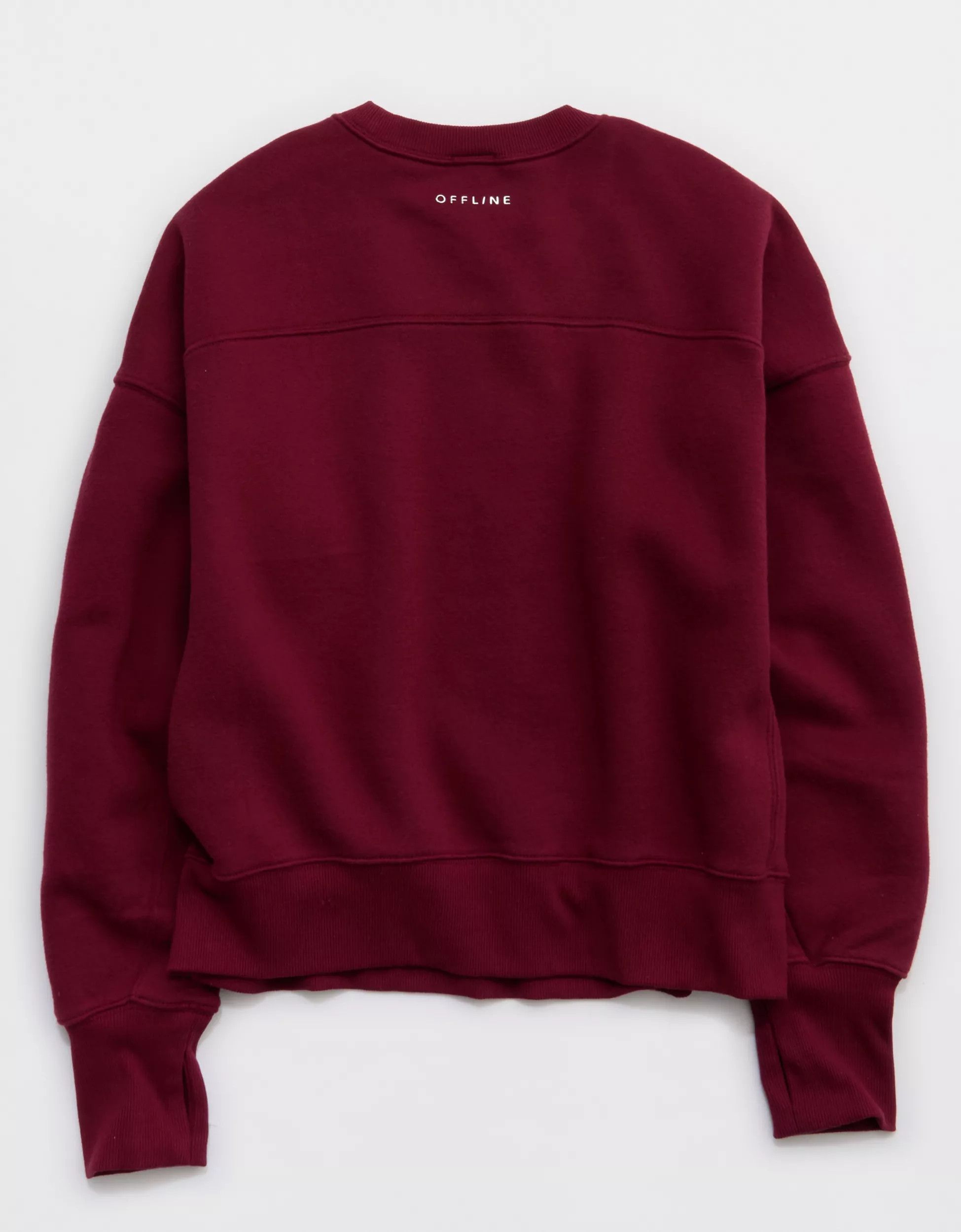OFFLINE By Aerie Cloud Fleece Classic Crewneck Sweatshirt | Aerie