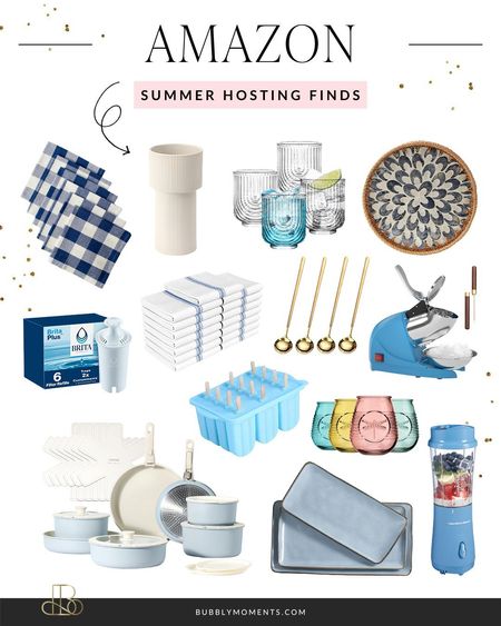 Elevate your summer gatherings with our top Summer Hosting Finds! Discover a curated selection of stylish and functional products perfect for entertaining friends and family. From elegant serving platters and chic drinkware to festive decor, we have everything you need to create memorable summer parties. Whether you're hosting a backyard BBQ, a poolside soiree, or an intimate dinner under the stars, these essentials will make your events shine. Shop now to find the best hosting items and impress your guests with ease! #LTKhome #LTKfindsunder100 #LTKfindsunder50 #SummerHosting #EntertainingEssentials #OutdoorLiving #PartyPlanning #SummerParty #BBQParty #OutdoorDining #AmazonFinds #HostingInspo #PartyDecor #EntertainInStyle #SummerGatherings #AmazonHome #OutdoorDecor #ShopNow #AmazonShopping

