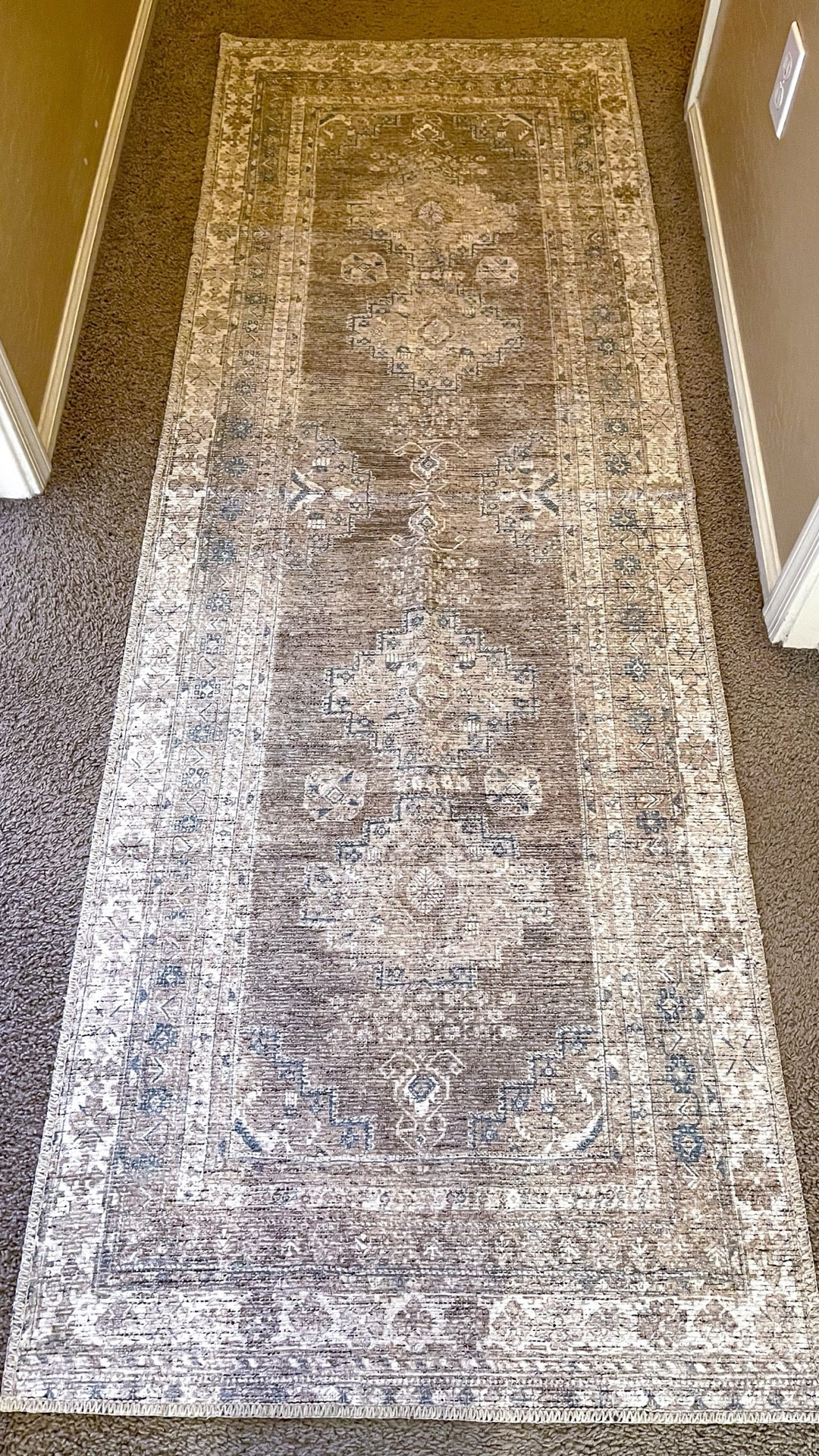 Back in stock! 
Such a cute runner from Walmart. Great quality and washable. 2’5” X 7’, just under $40. 



Walmart home finds, washable rug, washable runner, Walmart runner, home refresh, entryway rug, entryway runner#LTKHoliday #LTKCyberWeek #LTKFindsUnder50 #LTKFamily

#liketkit #LTKHome #LTKmomlife #LTKSeasonal
