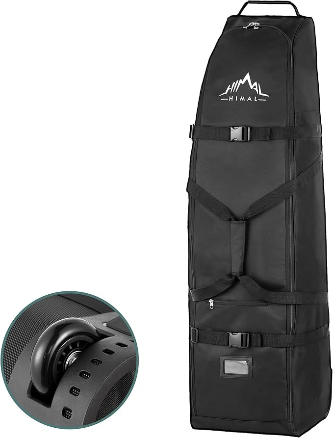 Himal Outdoors Soft-Sided Golf Travel Bag with Wheels - Heavy Duty 600D Polyester Oxford Wear-Res... | Amazon (US)