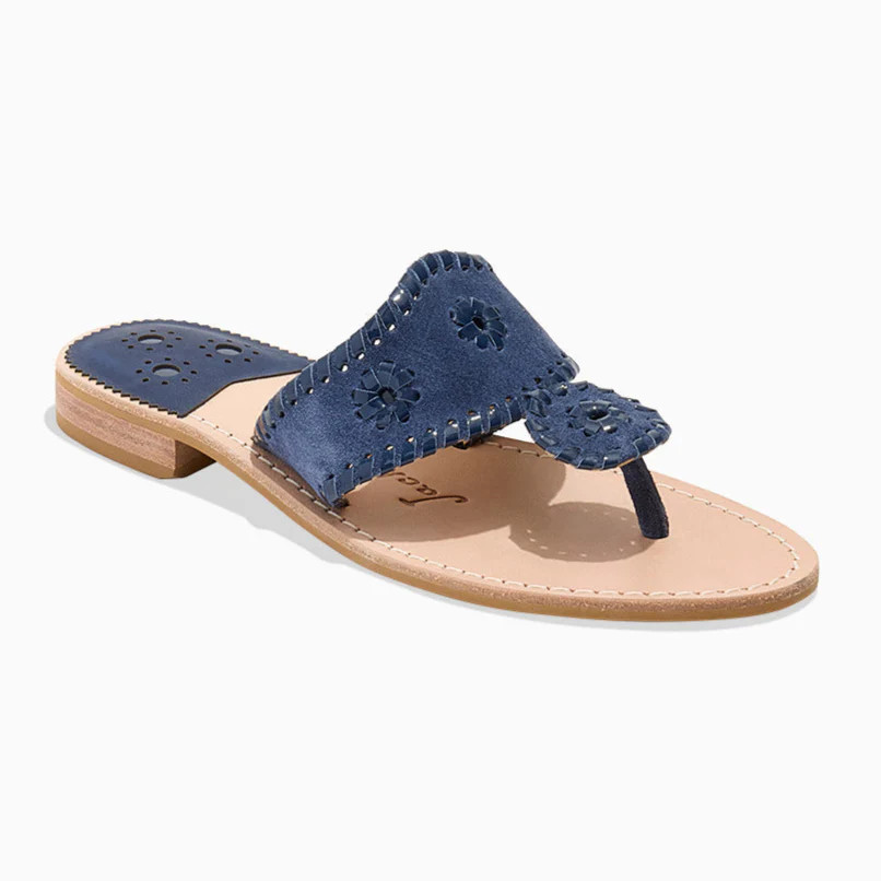Jacks Flat Sandal - Midnight Whipstitch | Jack Rogers