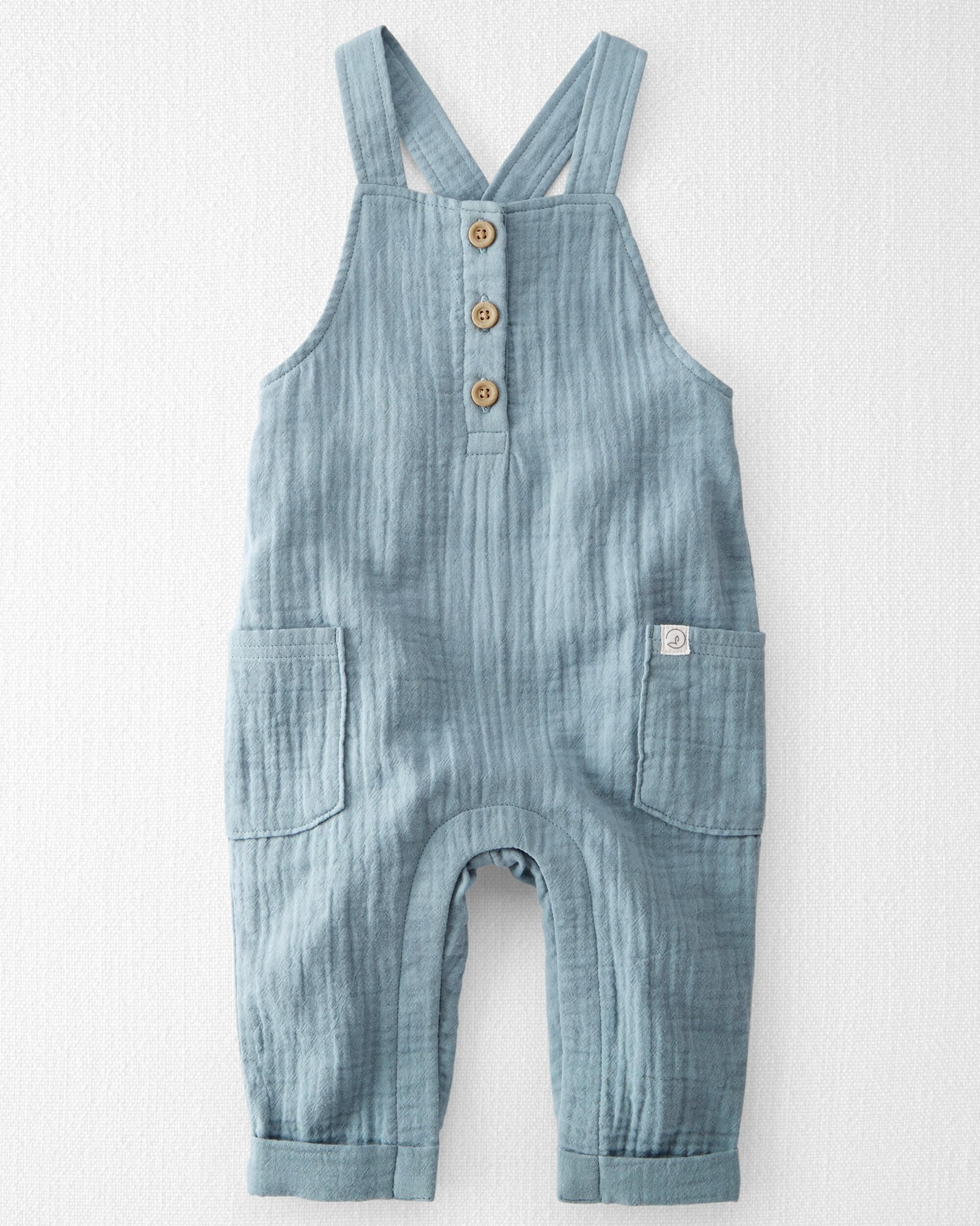 Baby Organic Cotton Gauze Overalls | Carter's
