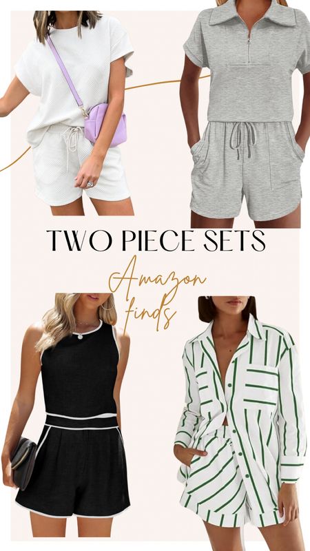 These Amazon two piece sets are perfect for lounging around! 

Amazon. Two piece sets. Casual wear. Lounge wear. 

#LTKSeasonal #LTKStyleTip