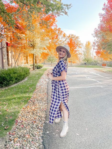 Perfect Fall day for some cabernet 🧡🍷 #fallstyle #ootd #winery #fall #flanneldress #flannel #october
Flannel Dress ~ Vici 

#LTKstyletip #LTKSeasonal #LTKfit