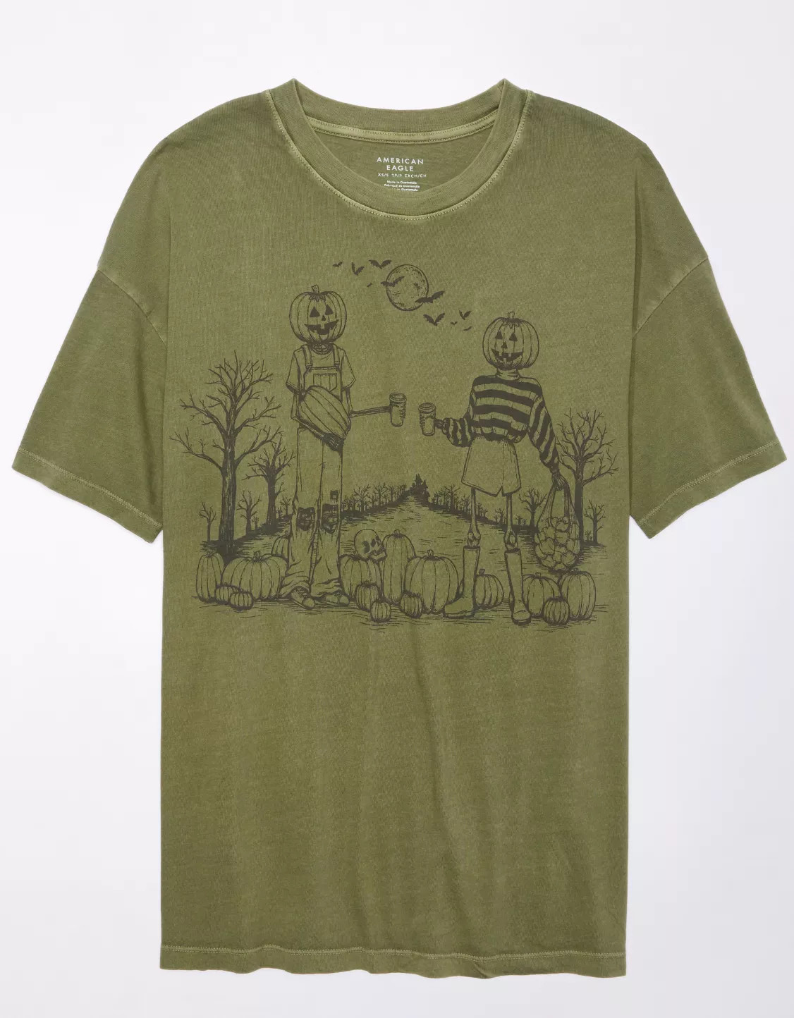 AE Oversized Halloween Graphic Tee | American Eagle Outfitters (US & CA)
