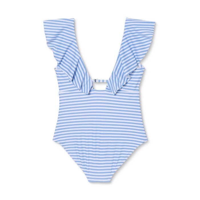 Women's Ruffle Medium Coverage One Piece Swimsuit - Kona Sol™ | Target