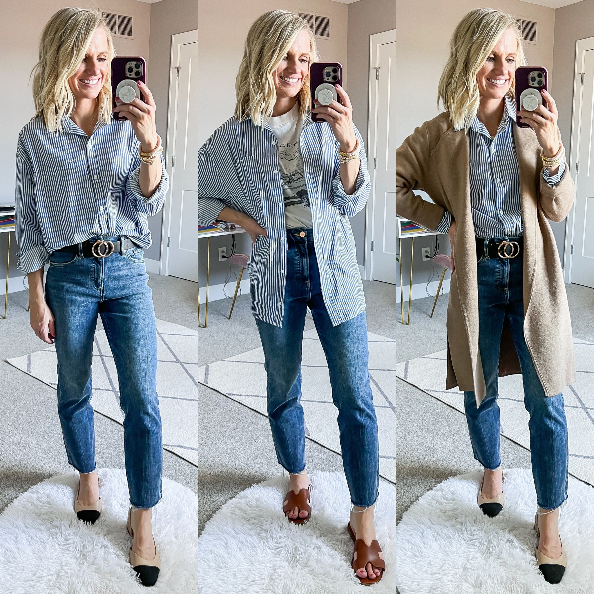 Mom spring capsule wardrobe. Check out the full post at thriftywifehappylife.com for more details! 

#LTKSeasonal #LTKfindsunder100 #LTKstyletip