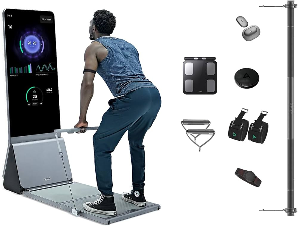 AEKE Fitness Mirror K1- Smart Home Gym System: AI-Powered All-in-One Fitness Machine for Full-Bod... | Amazon (US)