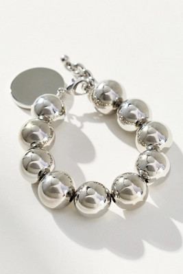Chunky Beaded Charm Bracelet | Anthropologie (US)