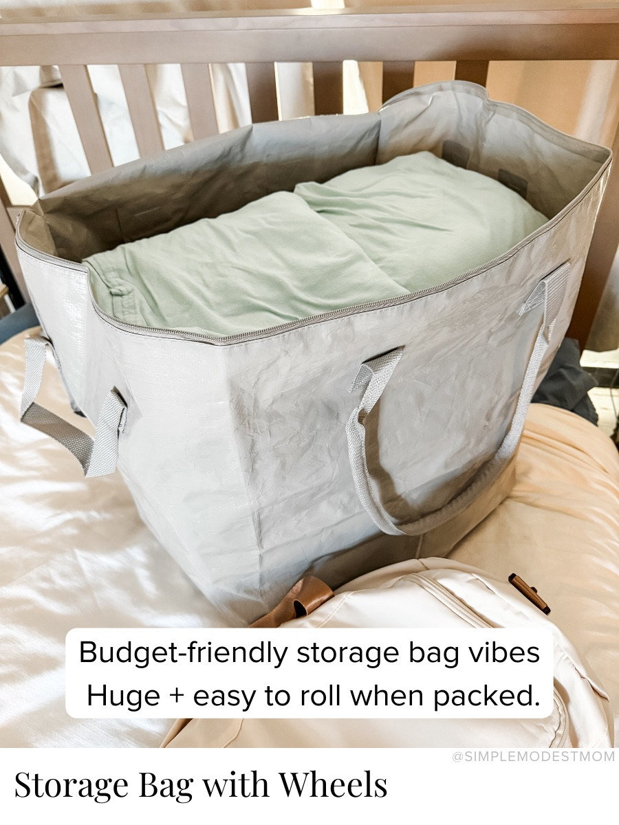 Think Hulken vibes but budget-friendly. I used it to haul sheets and blankets on a recent trip, and the wheels made it so easy to move once it was packed up.

#LTKHome #LTKmomlife #LTKdayinmylife
