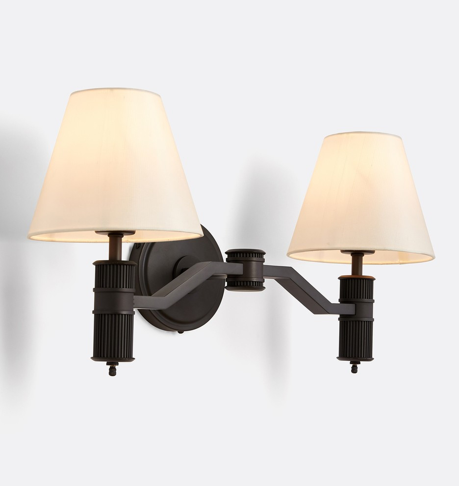 Rigdon Double Sconce
 | Rejuvenation | Rejuvenation