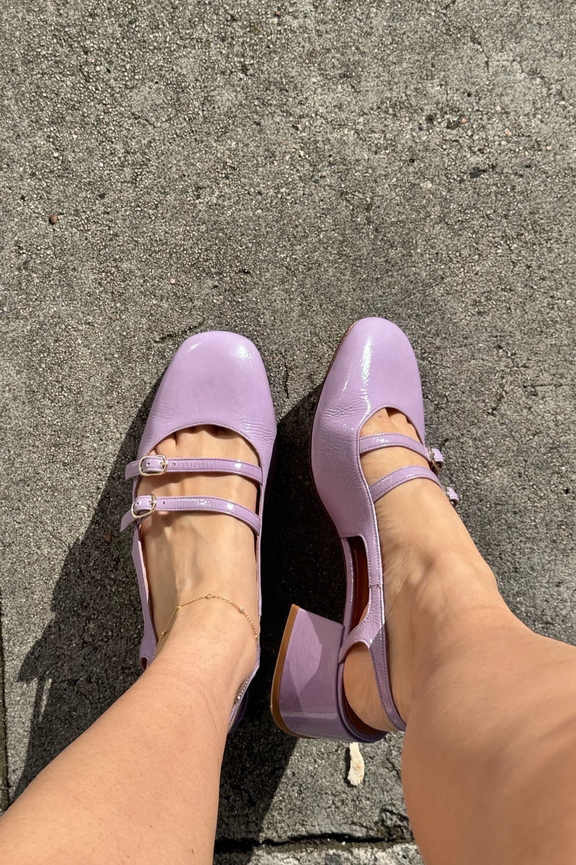 in my “fun now” fashion era! Adding more color into my day to day and these lilac mary janes couldn’t be more perffff 😍  
Heel is mid-height 👡

#sezane #shoefinds

#LTKShoeCrush #LTKStyleTip #LTKGiftGuide