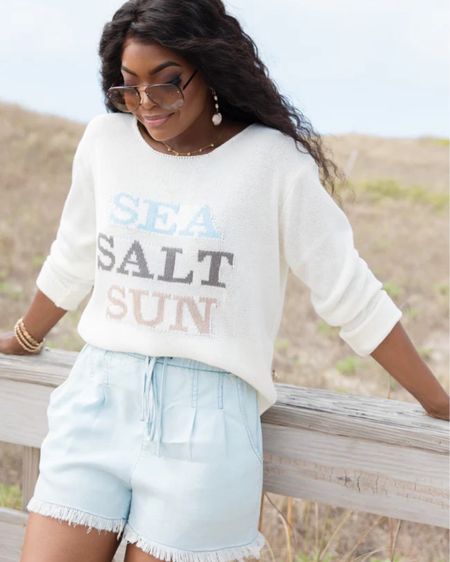 sea•salt•sun top + shorts ☀️

summer outfit, spring outfit, long sleeve, summer time, shorts 

#LTKswim #LTKfindsunder50 #LTKtravel