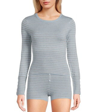 GB Striped Long Sleeve Coordinating Knit Sweater Top | Dillard's | Dillard's