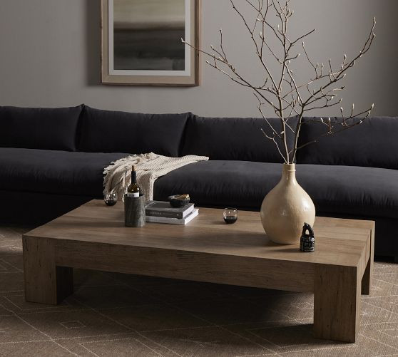 Fia Rectangular Coffee Table (70") | Pottery Barn (US)