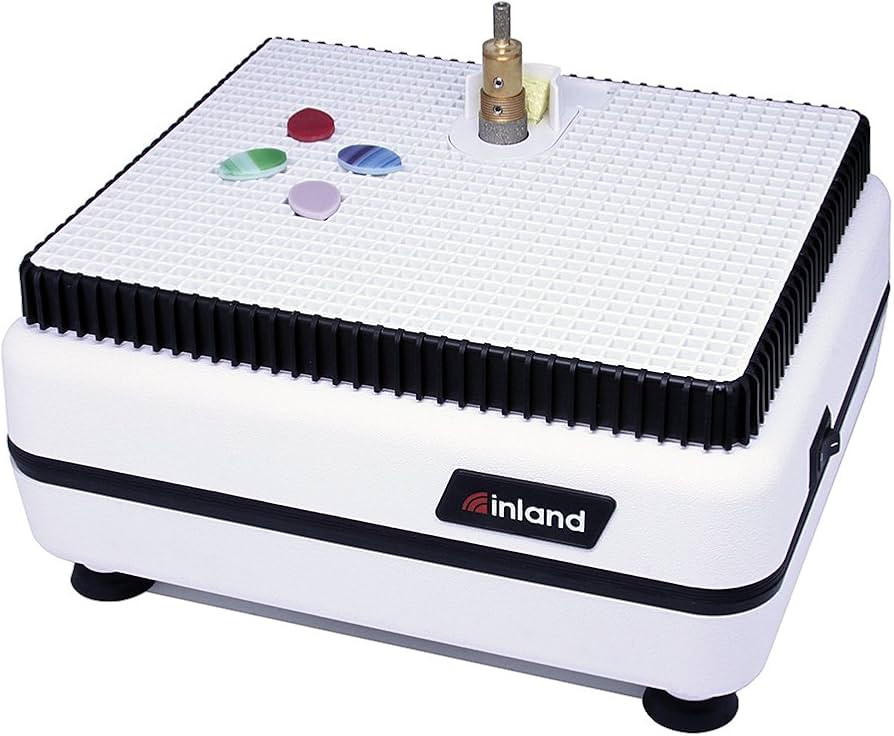 Inland Craft Wiz Glass Grinder | Stained Glass Grinding Shaping Machine | Includes TWO Diamond Gr... | Amazon (US)