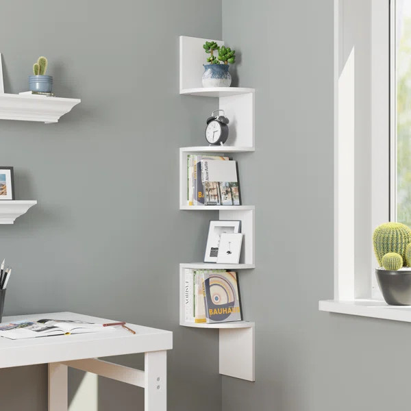 Lundquist Corner Bookcase | Wayfair North America