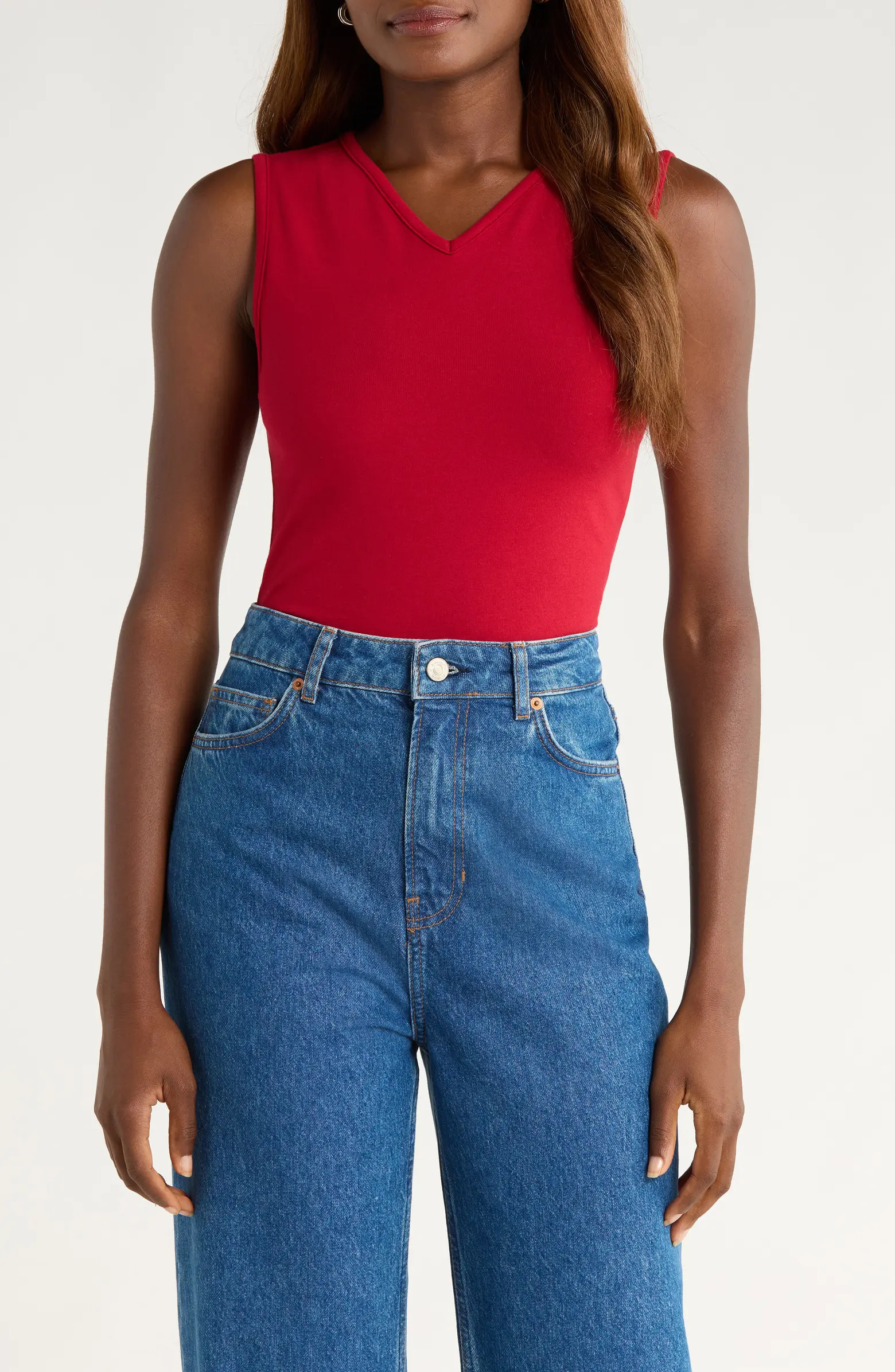 Wren Cotton V-Neck Tank | Nordstrom