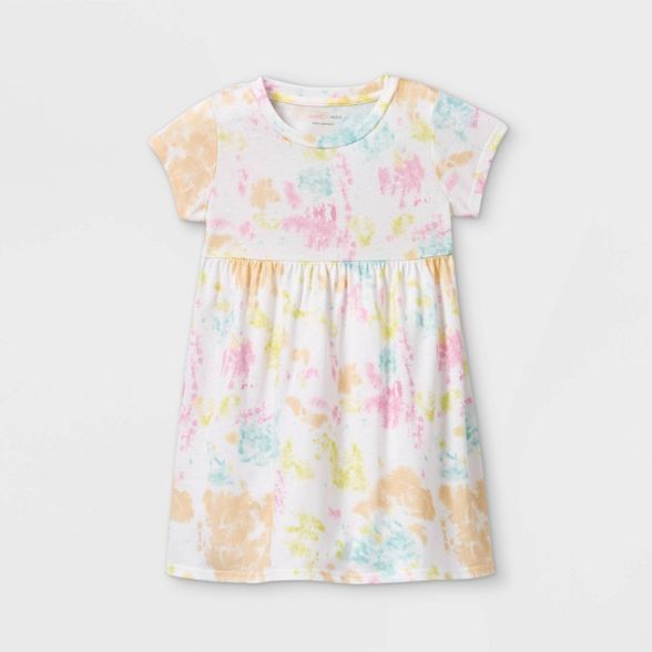 Grayson Mini Toddler Girls' Tie-Dye Short Sleeve Dress | Target