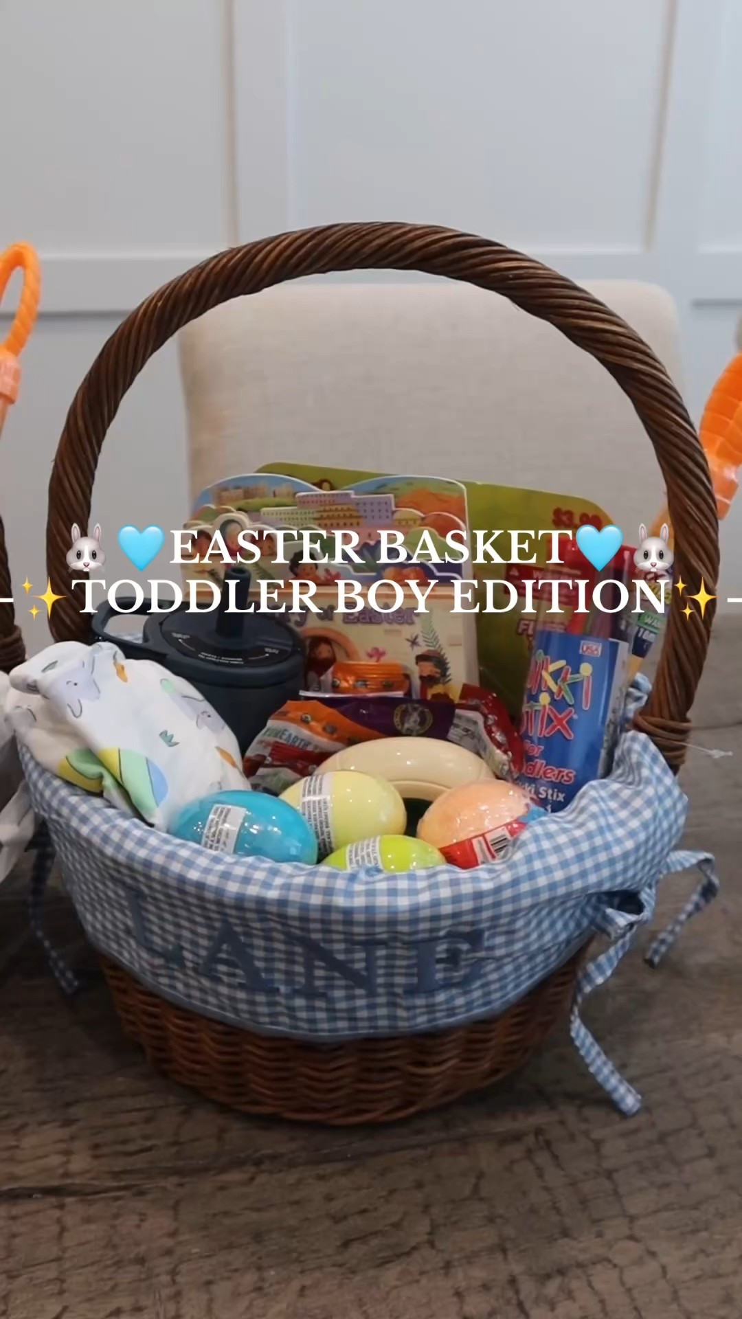 Toddler boy Easter basket ideas inspo
Easter basket with liner monogram Easter basket stuffers kids 

#LTKSeasonal #LTKKids #LTKSpringSale