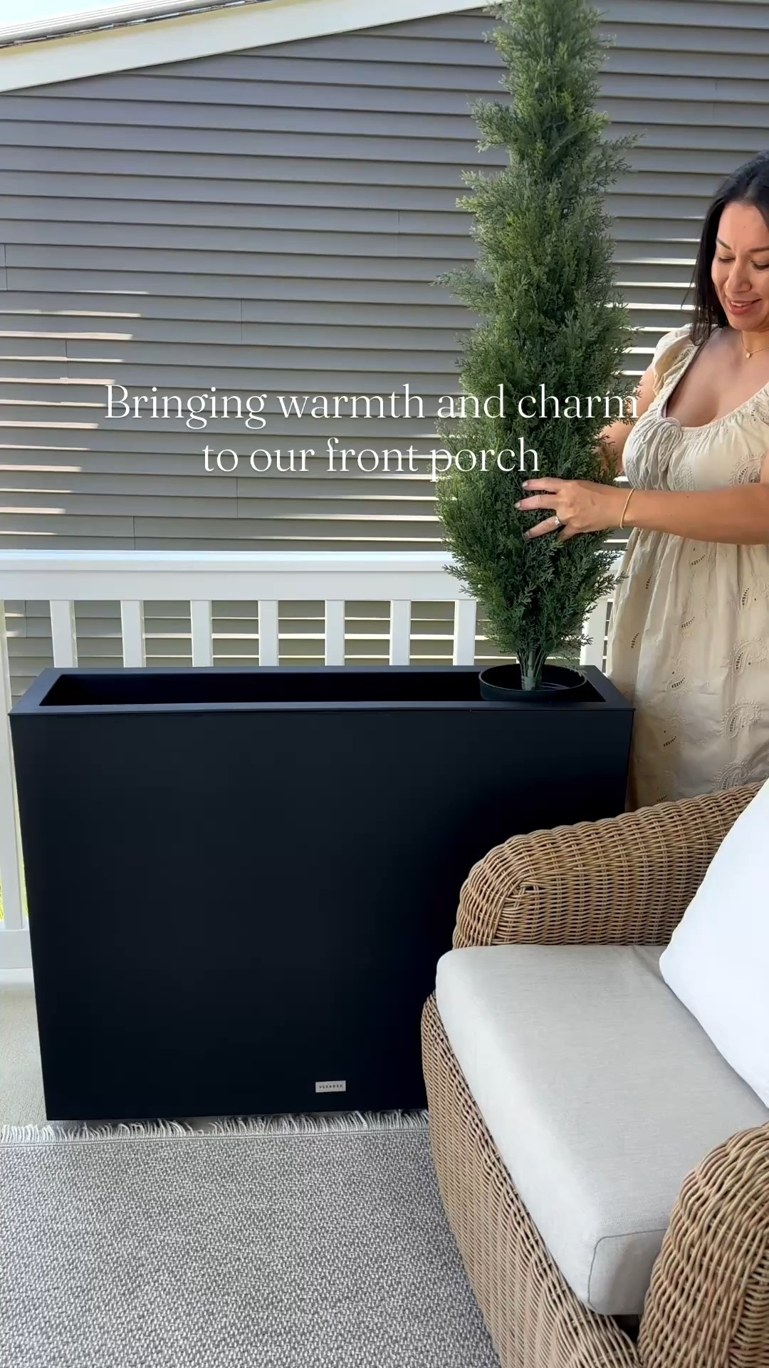 #ad Refreshing our front porch with a few intentional pieces that make it feel warm, welcoming, and cozy. Comment PORCH and l will send you the details. The privacy planter helps create a more intimate feel while still adding style and greenery to the space. It feels inviting even before you walk through the front door. @wayfair

@shop.ltk liketkit liketk.it/thislovelyabode


#wayfairpartner #wayfair #wishyouwherehere #outdoor

#LTKSeasonal #LTKHome