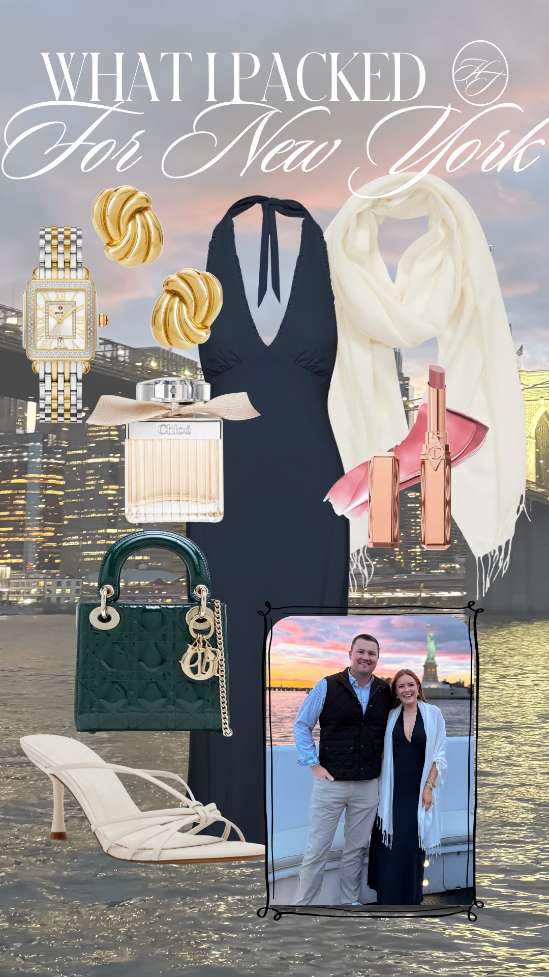 This navy dress was PERFECT for our sunset cruise around the Statue of Liberty 🌅 The flowy silhouette feels dressy without being uncomfortable, and the shawl was the easiest layering piece once the wind picked up on the water. Love packing dresses like this because they take up almost no room in a suitcase but instantly make you feel ready for date night. 

#LTKTravel #DateNightLook #NYCTrip #VacationStyle #ElegantOutfit

#LTKootd #LTKmomlife #LTKTravel