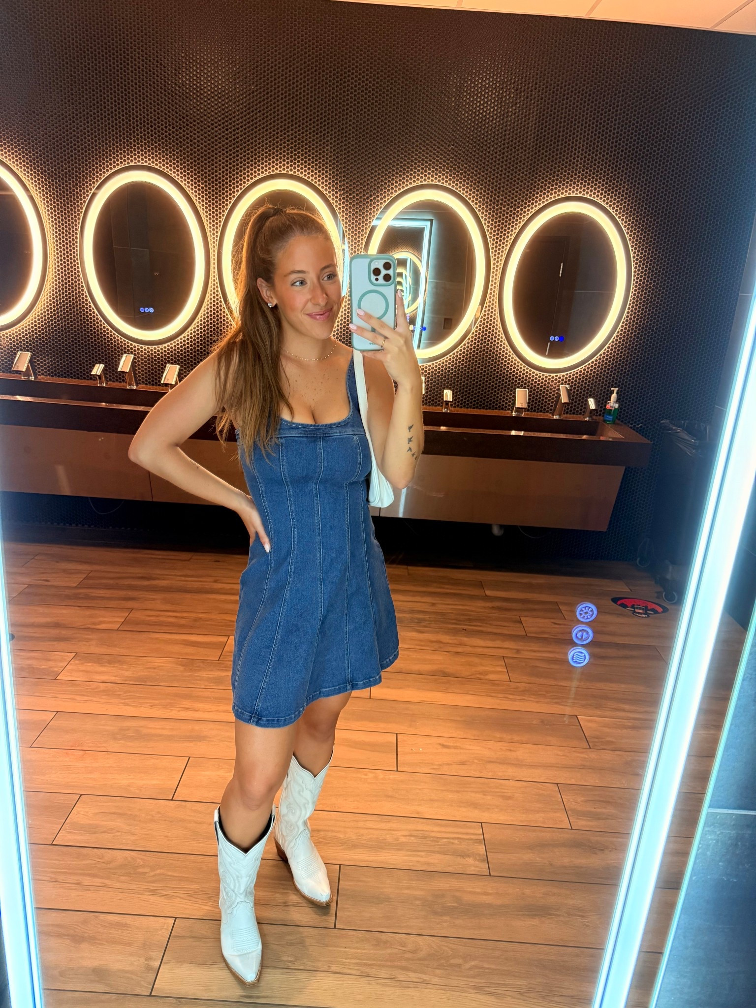 Nashville outfit!🤠 

Country bachelorette/Denim dress/Country concert outfit 


#LTKFindsUnder50