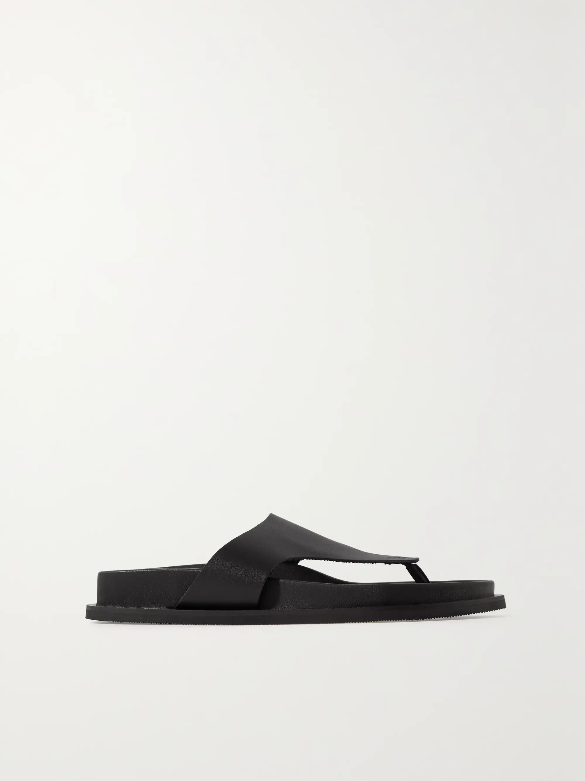 ST. AGNI + NET SUSTAIN Minimal leather flip flops | NET-A-PORTER | NET-A-PORTER (US)