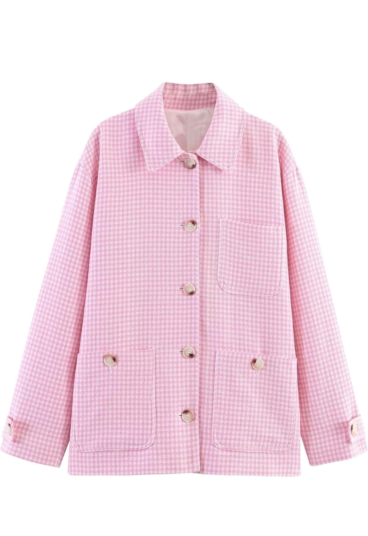 I love this pink jacket 🌸
I’m in a small