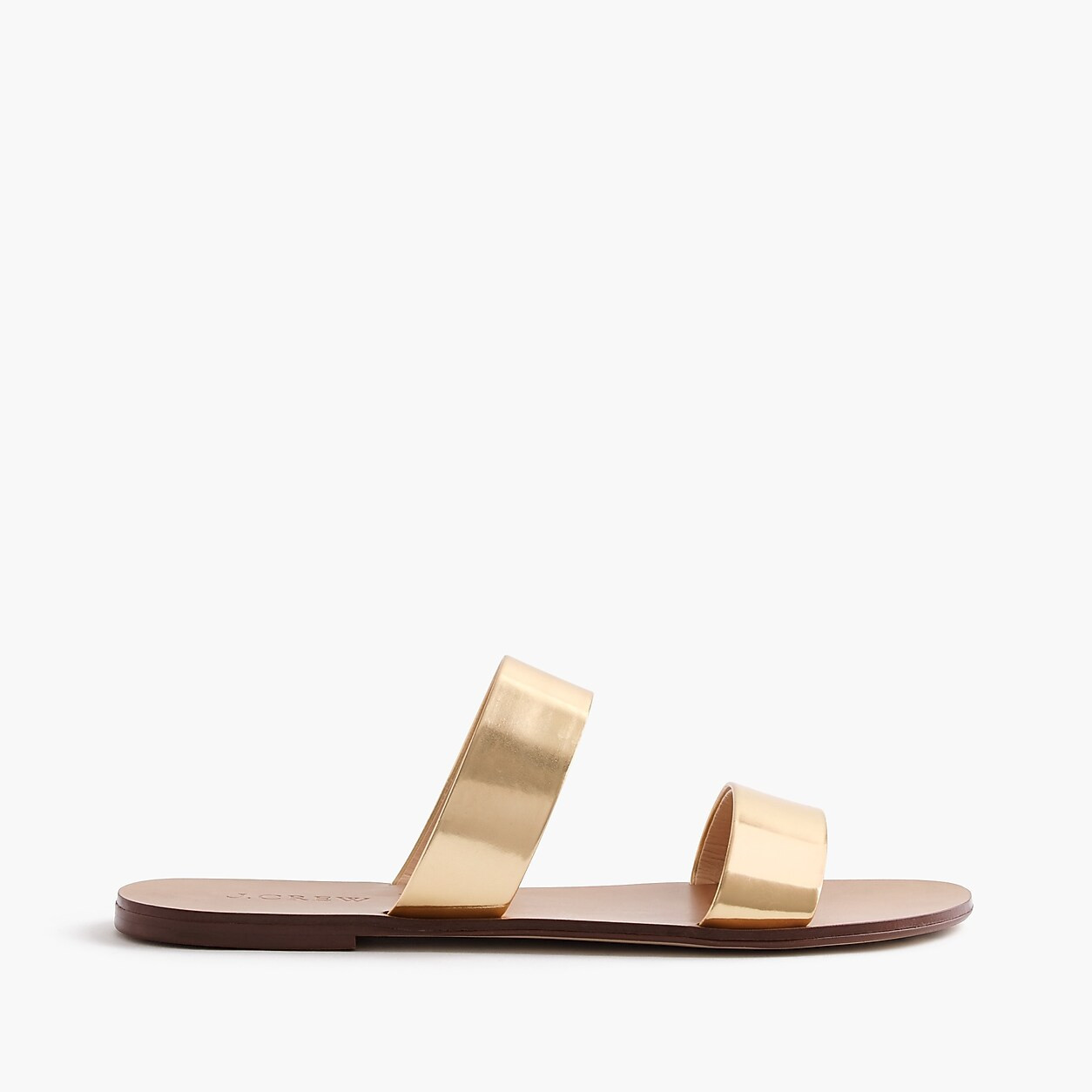 Malta mirror metallic sandals | J. Crew US