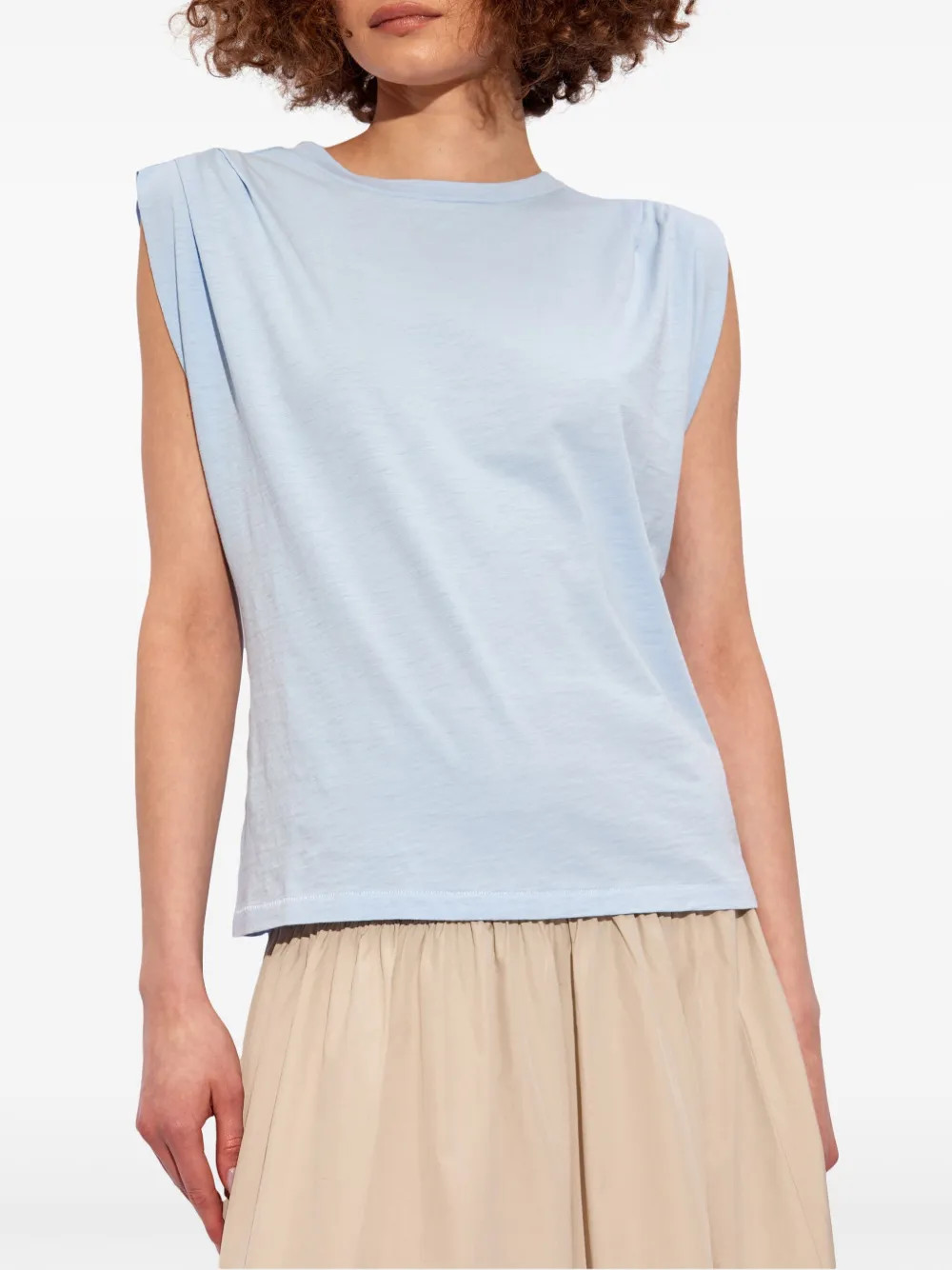 Rag & Bone gathered-detail Cotton Vest  - Farfetch | Farfetch Global