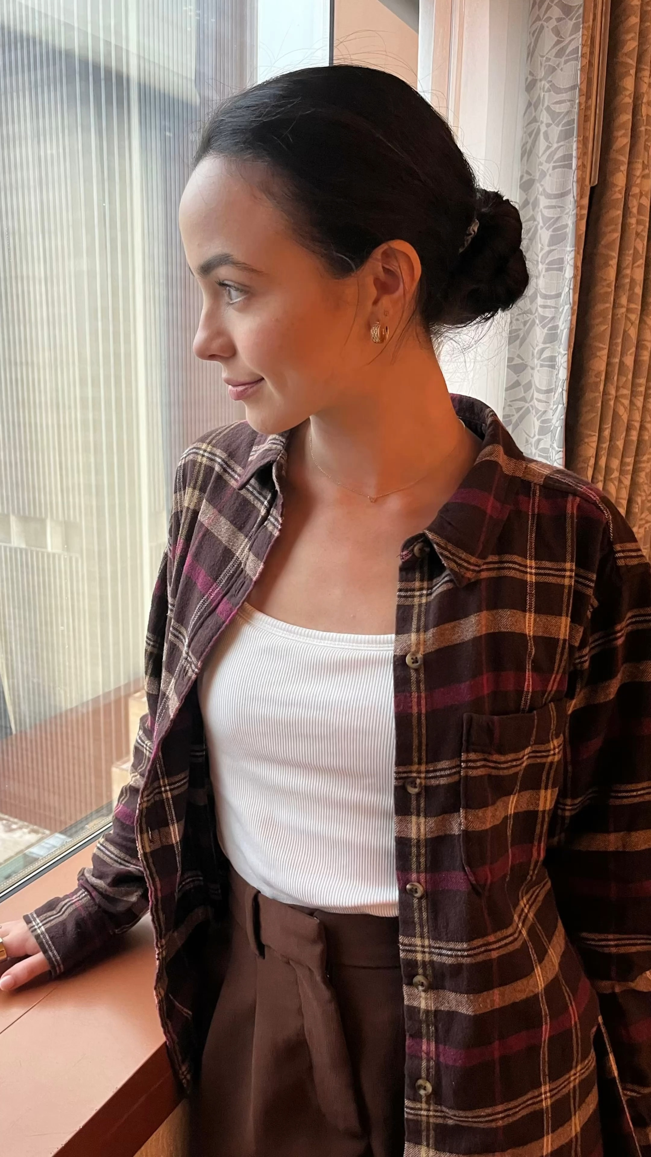 Another rainy fall outfit in NY! ☔️🍂  this plaid shirt was made in 2022 but I linked the exact same style and brand! They have so many colors 😍

#LTKSeasonal #LTKstyletip #LTKtravel