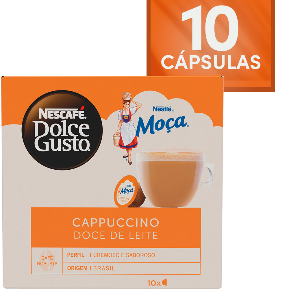 CAPPUCCINO MOÇA DOCE DE LEITE 10 CÁPSULAS | DolceGusto (BR)