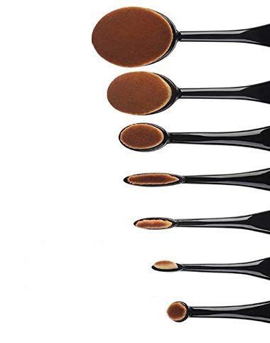 Professional Makeup Brush Set, Multifunctional Oval Head Brushes Pack, Foundation Concealer, Blen... | Amazon (US)