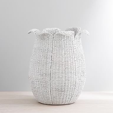 Woven Flower Hamper | Pottery Barn Teen