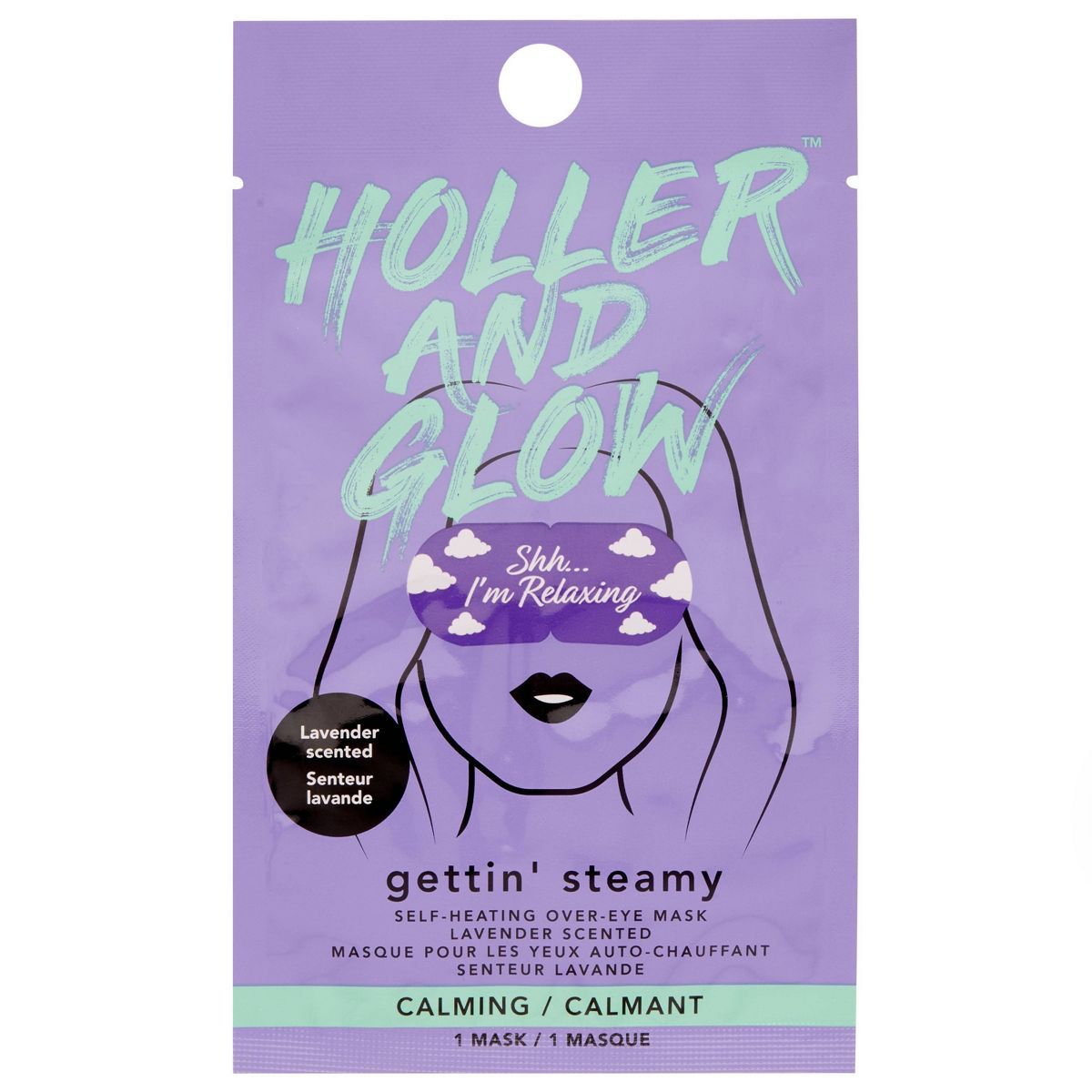 Holler and Glow Gettin Steamy Heating Eye Mask - 1ct | Target