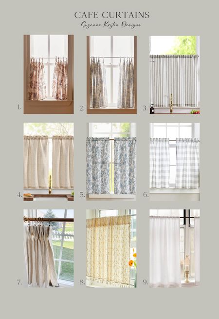 Café curtains!!! Perfect for the kitchen or any little nook. 

#LTKunder50 #LTKhome #LTKunder100