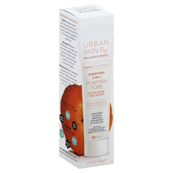 Purifying 2-in-1 Pumpkin Pore Detox Mask & Scrub 2.5 oz | Walmart (US)