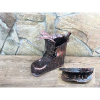 Metal Boot, Iron Shoe, Metal Decor, Art Sculpture, Work, Artwork, Rustic Gift, Viking Axe | Etsy (US)