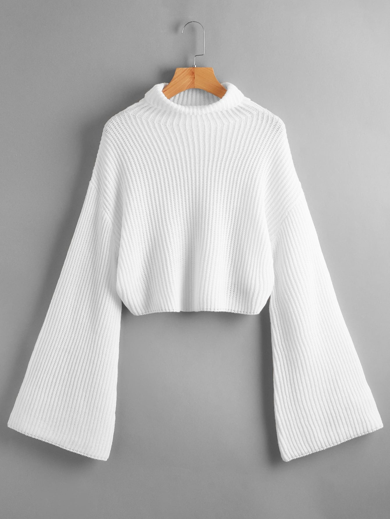 Drop Shoulder Turtle Neck Sweater | SHEIN