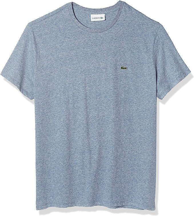 Lacoste Men's Short Sleeve Crew Neck Pima Cotton Jersey T-Shirt | Amazon (US)