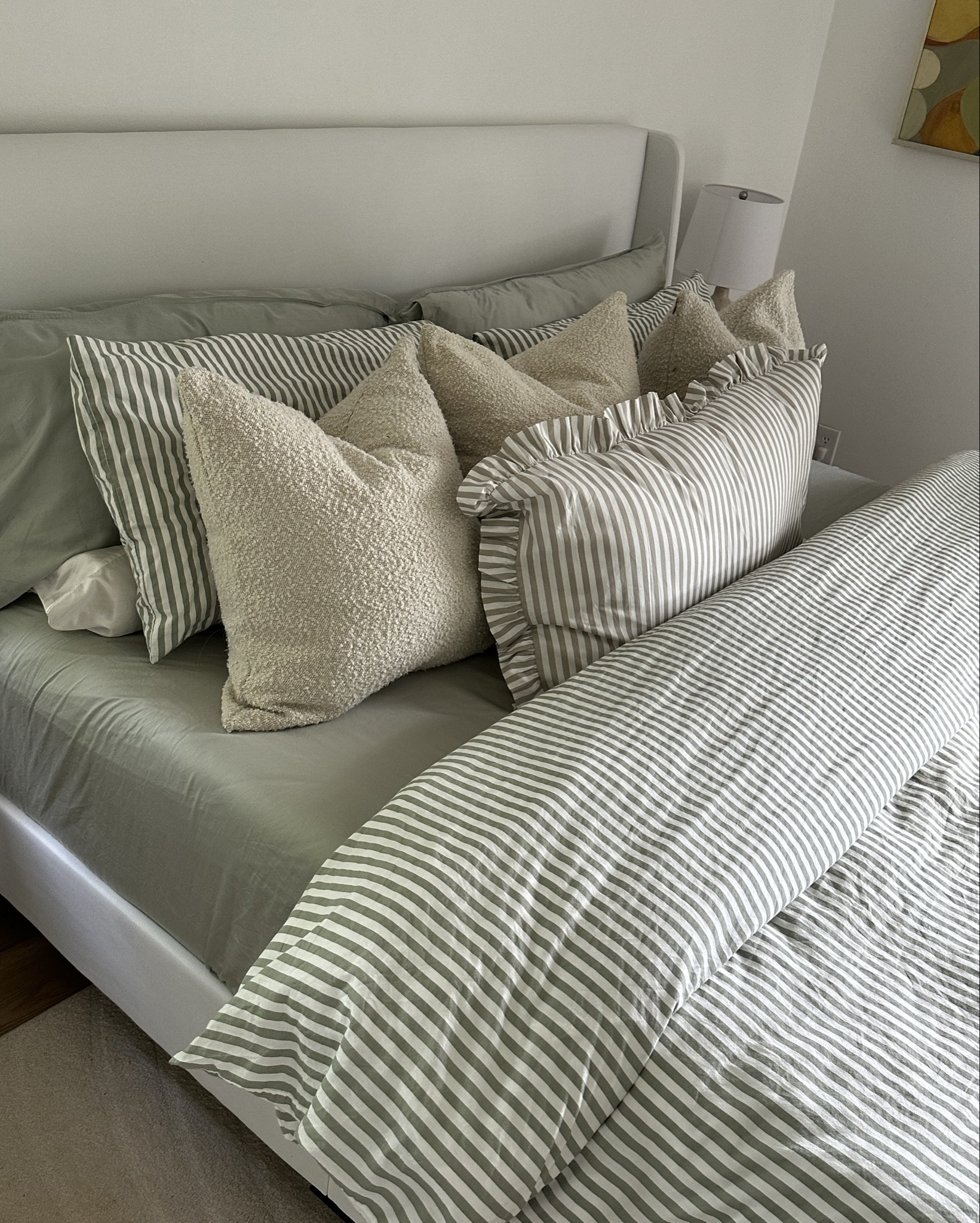 my favorite and best bedding I’ve ever owned! perfect for stripes, loving the stripes 🤍

#LTKHome #LTKSeasonal #LTKFindsUnder100