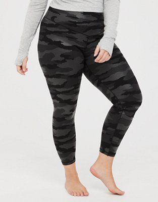 OFFLINE By Aerie Real Me High Waisted Foil Legging | Aerie