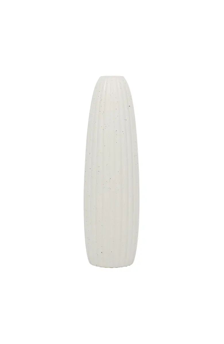 GINGER BIRCH STUDIO White Ceramic Speckled Vase | Nordstromrack | Nordstrom Rack
