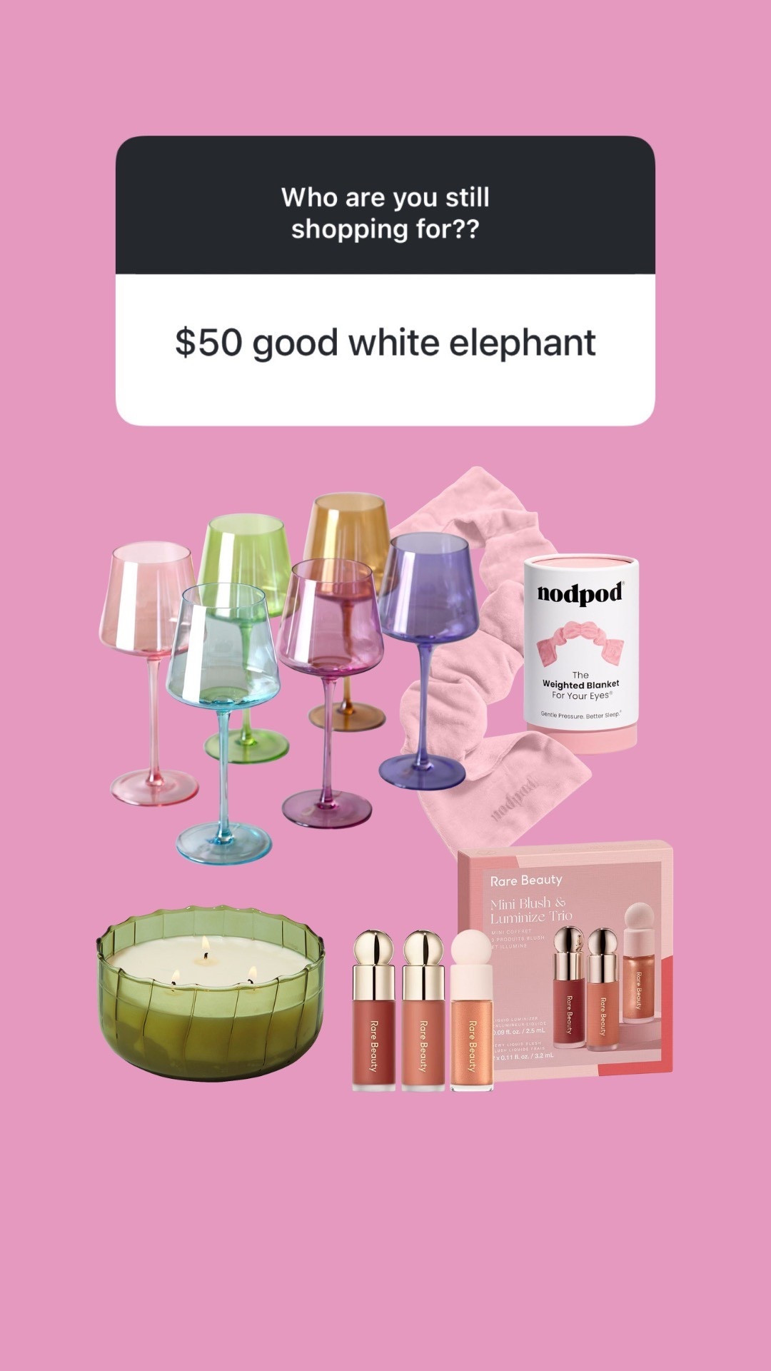 So many under $50 white elephant gift ideas. 

#LTKFindsUnder50 #LTKHoliday #LTKGiftGuide