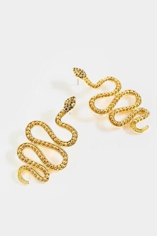 Suzy Slithering Snake Earrings | Francesca's